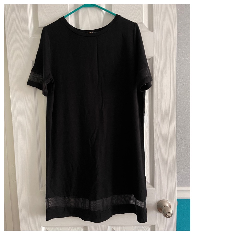 NWOT XL Forever 21 contemporary mesh cutout dress - Picture 2 of 5